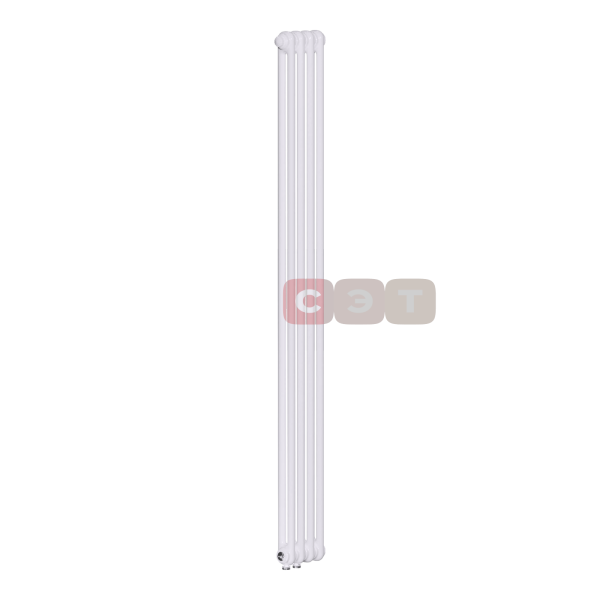 Радиатор стальной 2х трубный Rifar TUBOG 04 секции (в. 1800мм, подкл. -  донное левое/правое, ТЕРМОКЛАПАН)